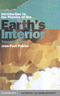 表紙画像: Introduction to the Physics of the Earth's Interior 2nd edition 9780521663137