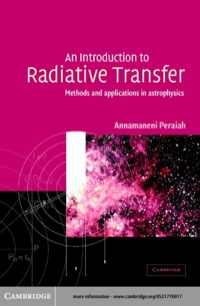 Cover image: An Introduction to Radiative Transfer 1st edition 9780521770019