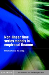 Titelbild: Non-Linear Time Series Models in Empirical Finance 1st edition 9780521770415