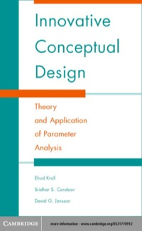 Cover image: Innovative Conceptual Design 1st edition 9780521770910