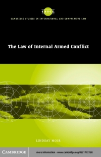 Imagen de portada: The Law of Internal Armed Conflict 9780521772167