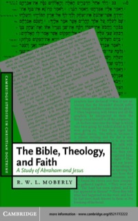 表紙画像: The Bible, Theology, and Faith 1st edition 9780521772228