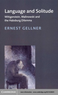 Omslagafbeelding: Language and Solitude 1st edition 9780521639972