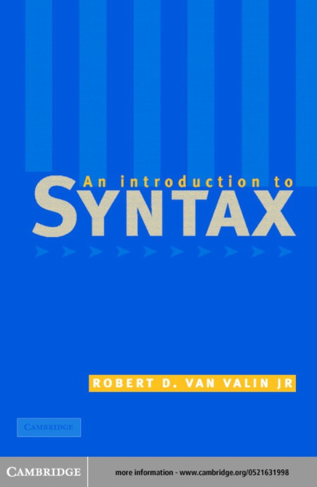 An Introduction to Syntax 1st Edition