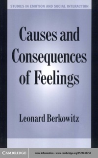 Cover image: Causes and Consequences of Feelings 1st edition 9780521633253