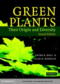 表紙画像: Green Plants 2nd edition 9780521646734