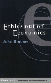 Cover image: Ethics out of Economics 1st edition 9780521642750