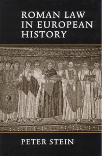 表紙画像: Roman Law in European History 9780521643726