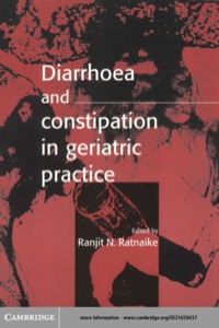 Cover image: Diarrhoea and Constipation in Geriatric Practice 1st edition 9780521653886