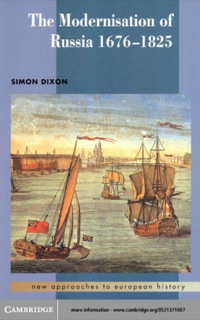 Imagen de portada: The Modernisation of Russia, 1676–1825 1st edition 9780521371001