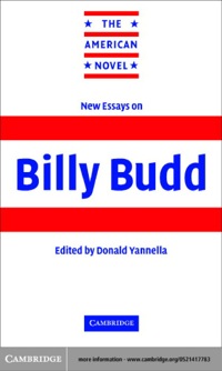 Cover image: New Essays on Billy Budd 1st edition 9780521417785