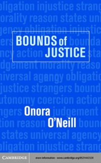Immagine di copertina: Bounds of Justice 1st edition 9780521442329