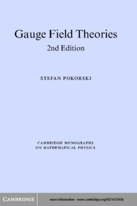 Cover image: Gauge Field Theories 2nd edition 9780521478168