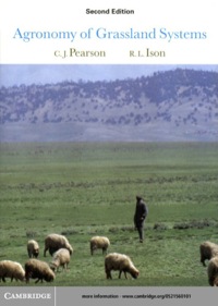 Cover image: Agronomy of Grassland Systems 2nd edition 9780521568890
