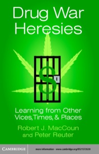 Imagen de portada: Drug War Heresies 1st edition 9780521799973