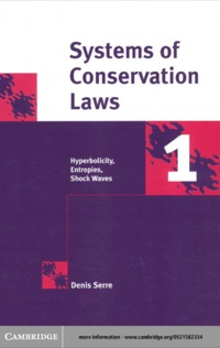 Imagen de portada: Systems of Conservation Laws 1 1st edition 9780521582339
