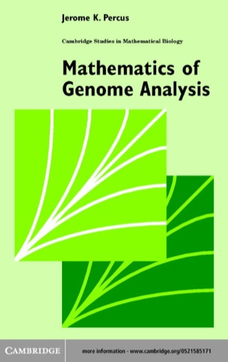 Cover image: Mathematics of Genome Analysis 1st edition 9780521585262