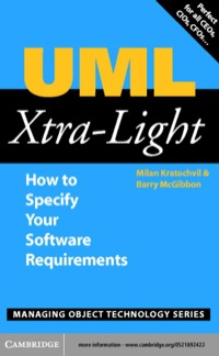 Titelbild: UML Xtra-Light 1st edition 9780521892421