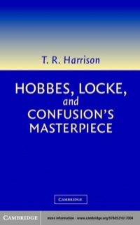 صورة الغلاف: Hobbes, Locke, and Confusion's Masterpiece 1st edition 9780521817004