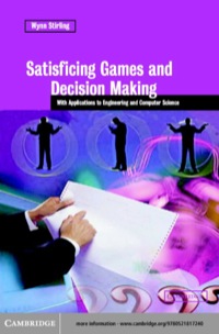 Imagen de portada: Satisficing Games and Decision Making 1st edition 9780521817240