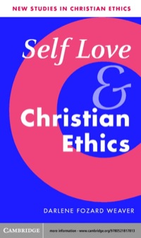 Cover image: Self Love and Christian Ethics 1st edition 9780521817813
