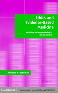 Cover image: Ethics and Evidence-Based Medicine 1st edition 9780521819336