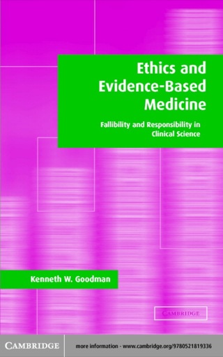 Imagen de portada: Ethics and Evidence-Based Medicine 1st edition 9780521819336