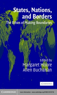 Imagen de portada: States, Nations and Borders 1st edition 9780521819718
