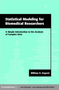 Imagen de portada: Statistical Modeling for Biomedical Researchers 1st edition 9780521820615