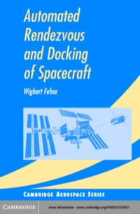 Imagen de portada: Automated Rendezvous and Docking of Spacecraft 1st edition 9780521824927