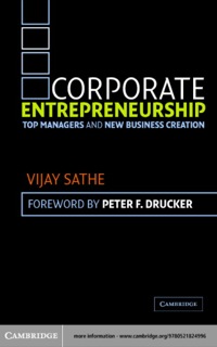 Cover image: Corporate Entrepreneurship 1st edition 9780521531979