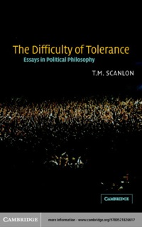 Imagen de portada: The Difficulty of Tolerance 1st edition 9780521826617