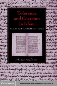Cover image: Tolerance and Coercion in Islam 9780521827034
