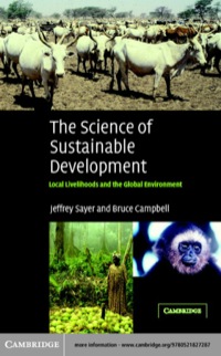 Imagen de portada: The Science of Sustainable Development 1st edition 9780521827287
