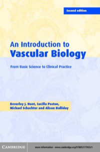 Cover image: An Introduction to Vascular Biology 2nd edition 9780521796521