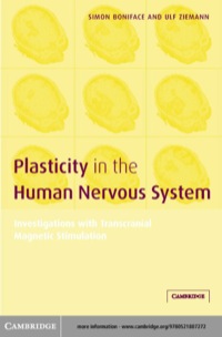 Cover image: Plasticity in the Human Nervous System 1st edition 9780521114462
