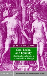 Cover image: God, Locke, and Equality 1st edition 9780521810012