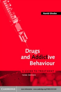 Cover image: Drugs and Addictive Behaviour 3rd edition 9780521813549