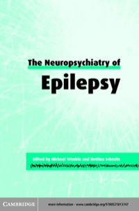 Cover image: The Neuropsychiatry of Epilepsy 1st edition 9780521813747