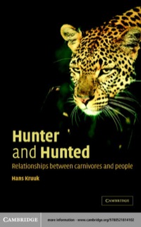 Cover image: Hunter and Hunted 1st edition 9780521814102