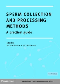 Cover image: Sperm Collection and Processing Methods 1st edition 9780521524179