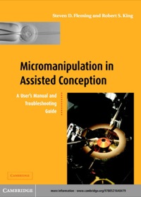 Cover image: Micromanipulation in Assisted Conception 1st edition 9780521648479
