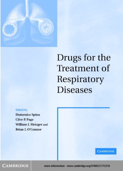 Drugs for the Treatment of Respiratory Diseases, 1st Edition - FULL INSTANT DOWNLOAD | PDF DOCX EPUB