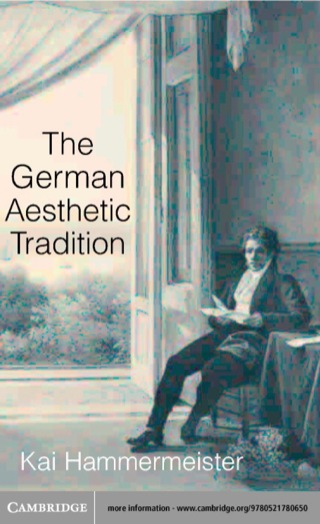 Imagen de portada: The German Aesthetic Tradition 1st edition 9780521780650
