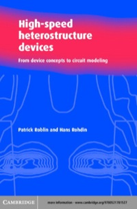 Cover image: High-Speed Heterostructure Devices 1st edition 9780521781527