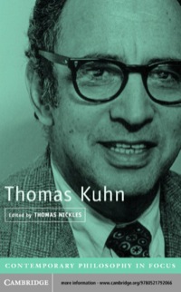 Imagen de portada: Thomas Kuhn 1st edition 9780521792066