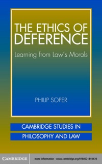Titelbild: The Ethics of Deference 1st edition 9780521810470