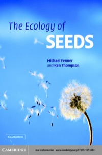 Cover image: The Ecology of Seeds 1st edition 9780521653688