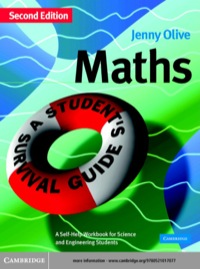 Imagen de portada: Maths: A Student's Survival Guide 2nd edition 9780521017077