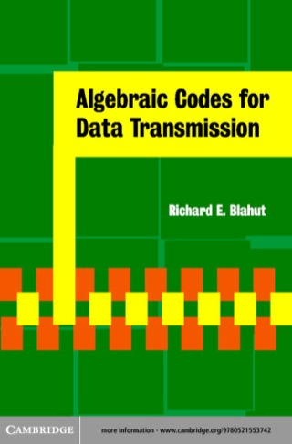 Imagen de portada: Algebraic Codes for Data Transmission 1st edition 9780521553742